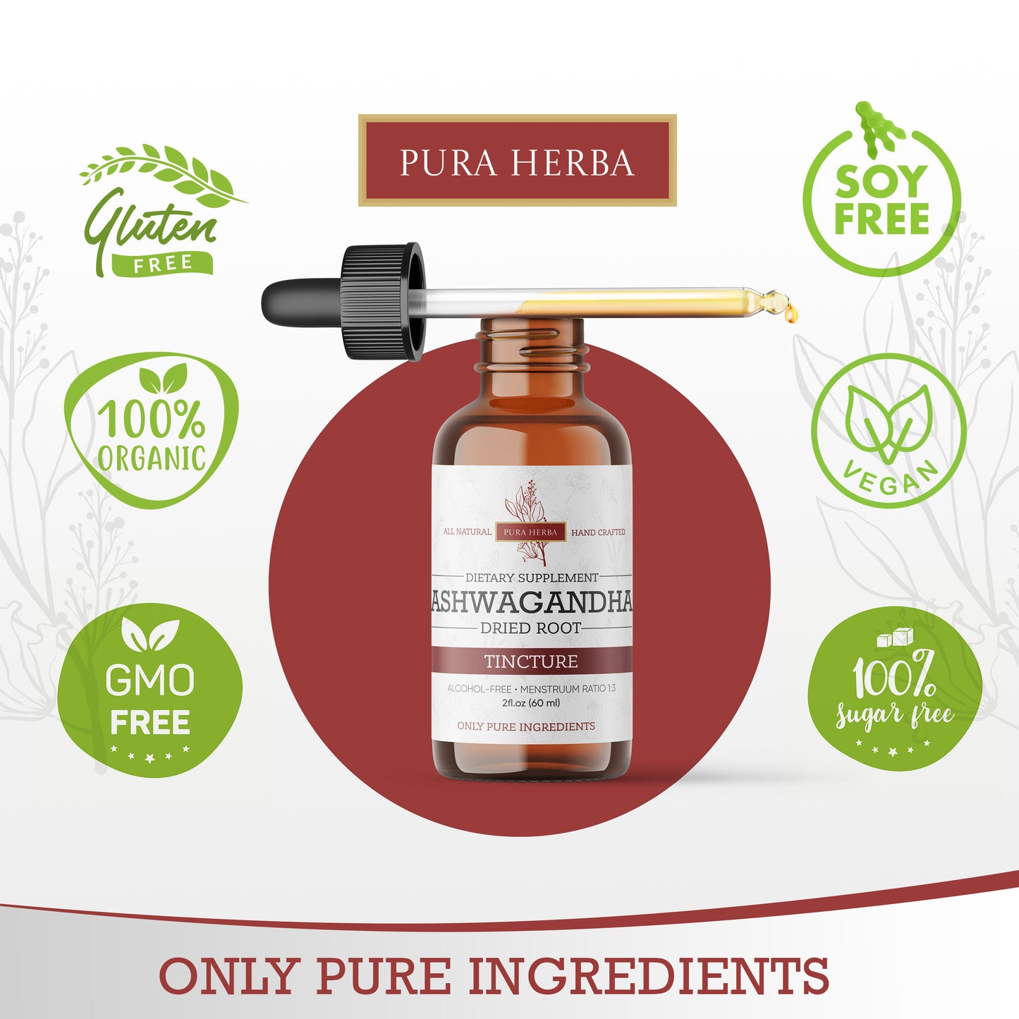 Ashwagandha Root Tincture - 2 Fl Oz