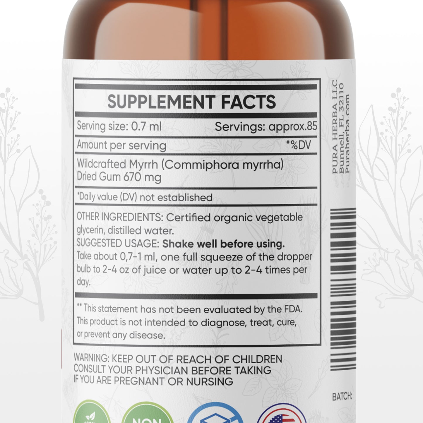 Myrrh Tincture - 2 Fl Oz