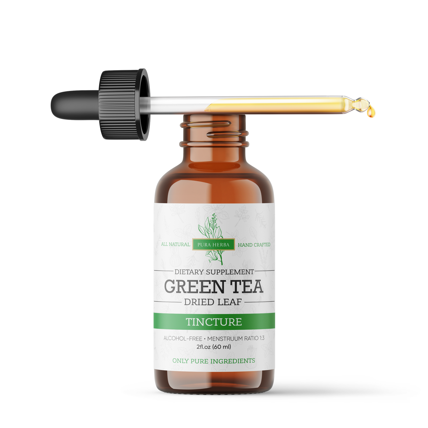 Green Tea Liquid Drops  - 2 FL Oz
