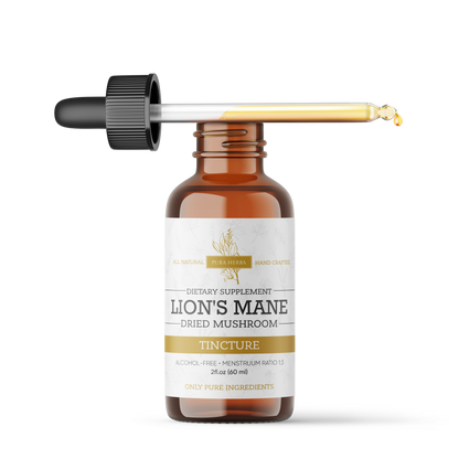 Lion’s Mane Mushroom Liquid Drops - 2 FL Oz