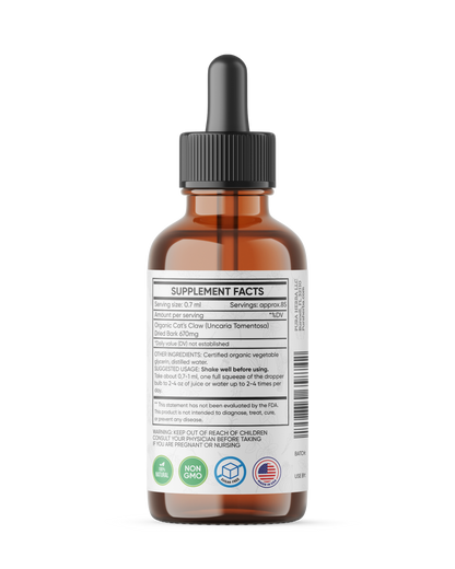 Cat’s Claw Liquid Extract   - 2 FL Oz