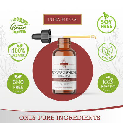 Ashwagandha Root Tincture - 2 Fl Oz