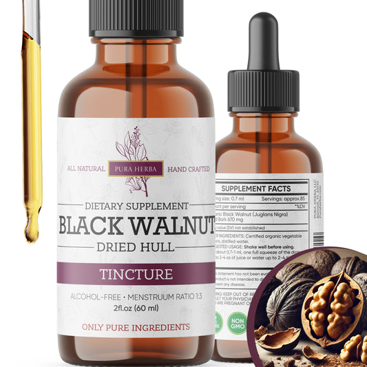 Black Walnut Hull Tincture  - 2 FL Oz