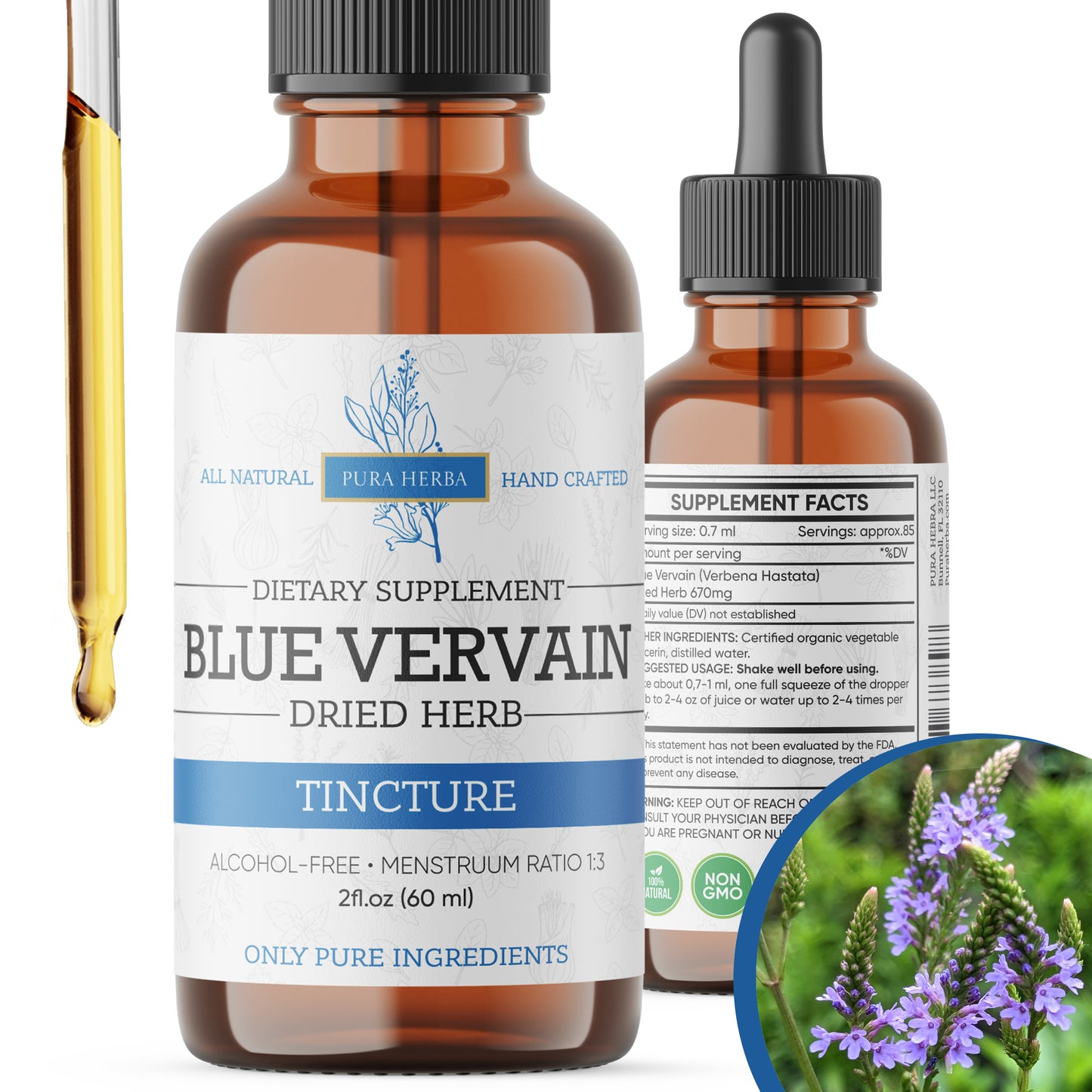 Blue Vervain Tincture - 2 Fl Oz