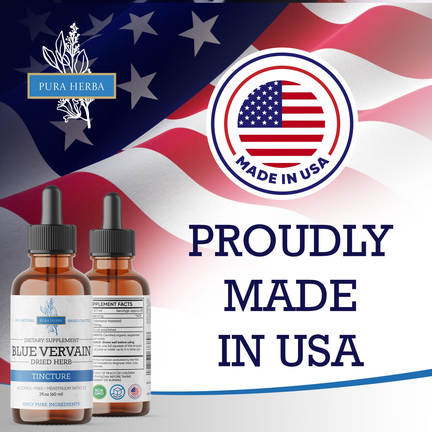 Blue Vervain Tincture - 2 Fl Oz