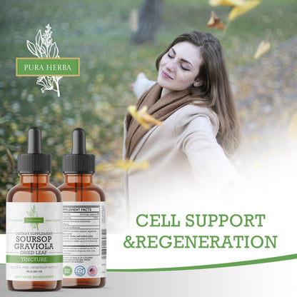 Soursop Graviola Leaf Extract  - 2 Fl Oz