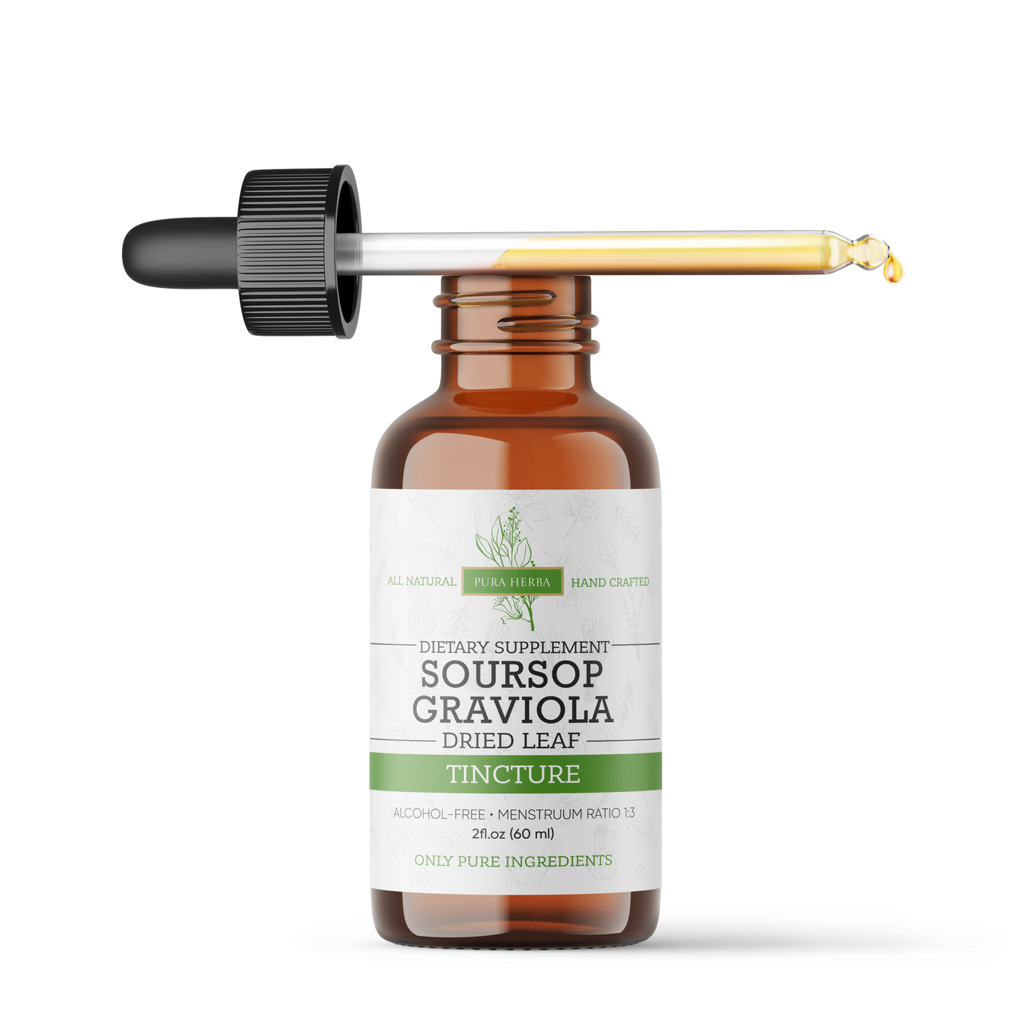 Soursop Graviola Leaf Extract  - 2 Fl Oz