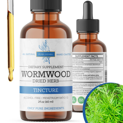 Organic Wormwood Tincture - 2 Fl Oz